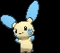 Minun (minun) game sprite