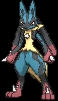 Lucario Mega (lucario) game sprite