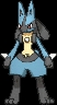 Lucario (lucario) game sprite