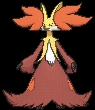 Delphox (delphox) game sprite