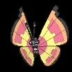 Vivillon Sun (vivillon) game sprite