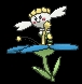 Flabébé Blue Flower (flabebe) game sprite