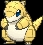 Sandshrew (sandshrew) game sprite