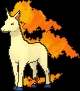 Rapidash (rapidash) game sprite