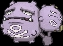 Weezing (weezing) game sprite