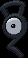 Unown G (unown) game sprite