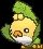 Sewaddle (sewaddle) game sprite