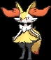 Braixen (braixen) game sprite