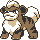 Growlithe (growlithe) game sprite