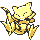 Abra (abra) game sprite