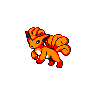 Vulpix (vulpix) game sprite