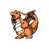 Dragonite (dragonite) game sprite
