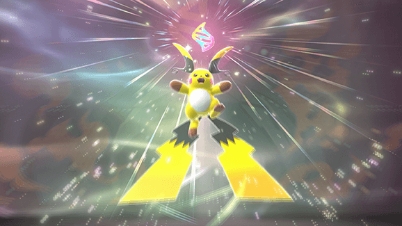 mega raichu x just after transforming