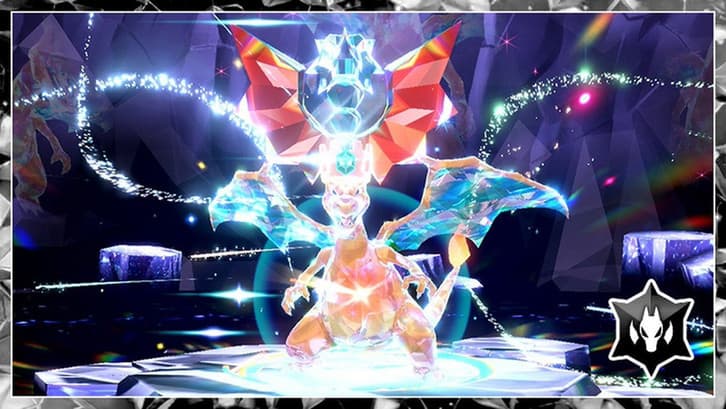 dragon tera type charizard ready for the raid battle