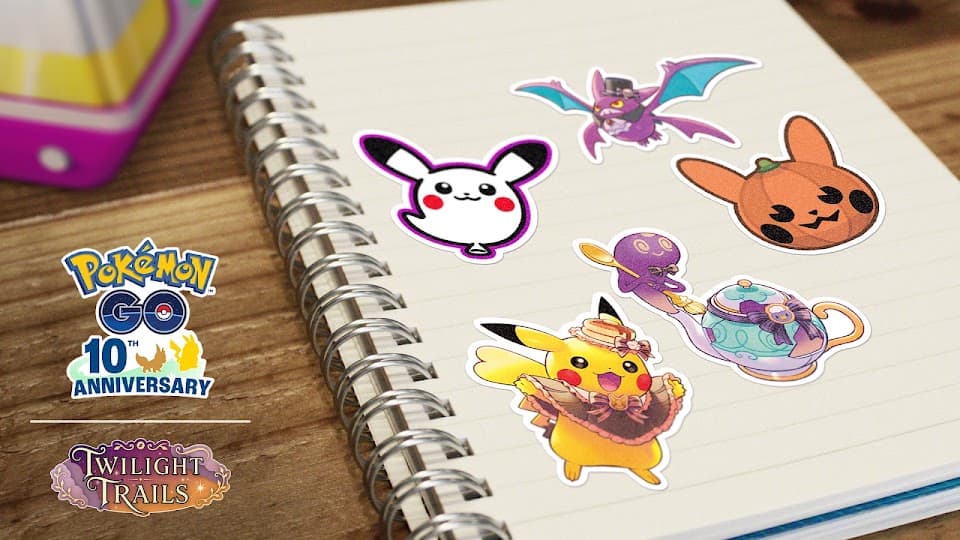Pokemon GO Stickers for Halloween 2026 Part I