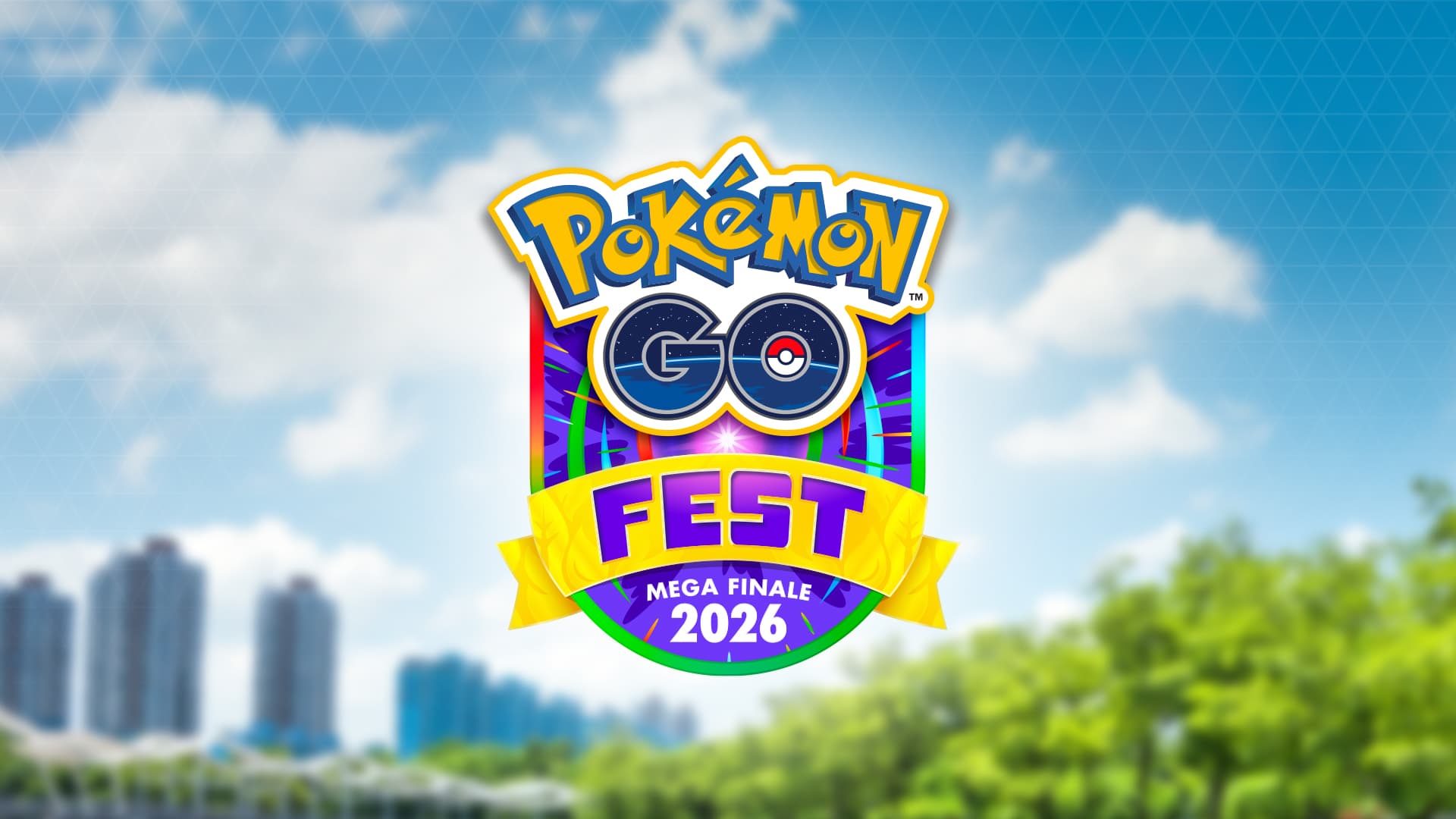 The Pokemon GO Fest Mega Finale 2026 logo