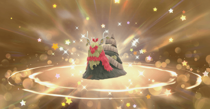 Shiny Wo-Chien as received as a Mystery Gift.