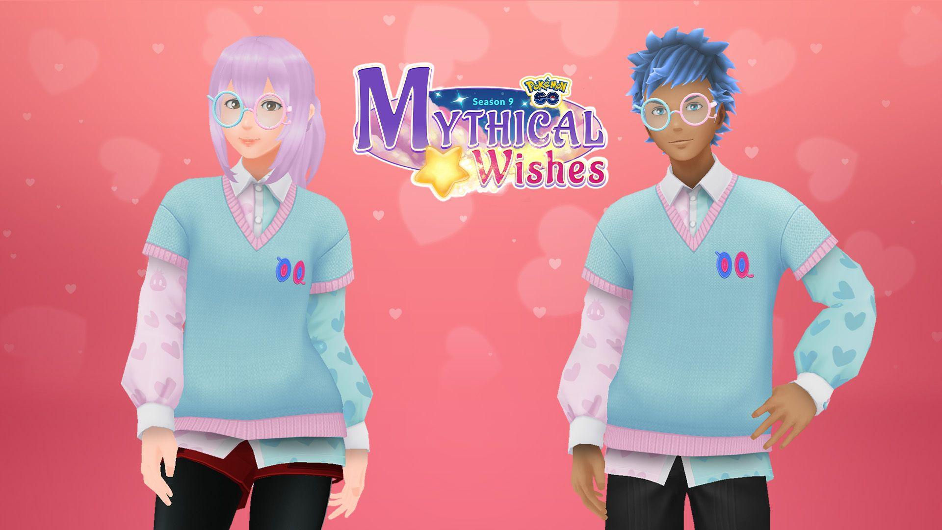 Pokemon Go Mythical Wishes and clothes