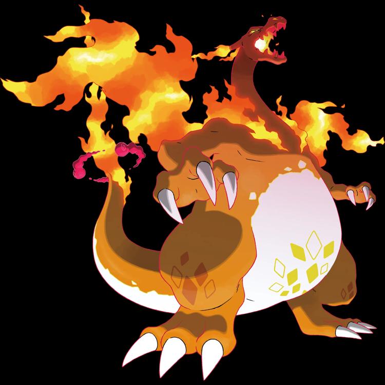 Charizard Gigantamax(charizard) official artwork