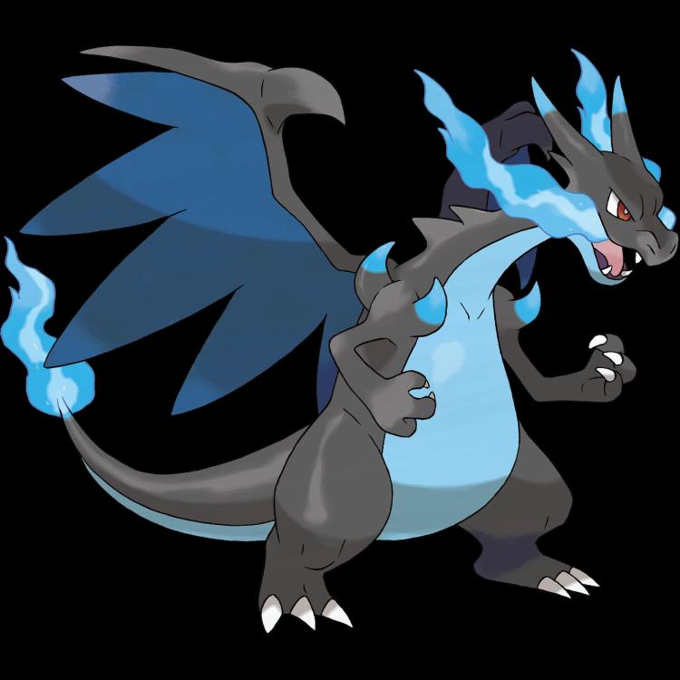 Charizard Mega X(charizard) official artwork