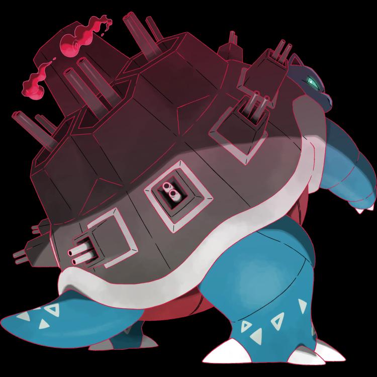 Blastoise Gigantamax(blastoise) official artwork