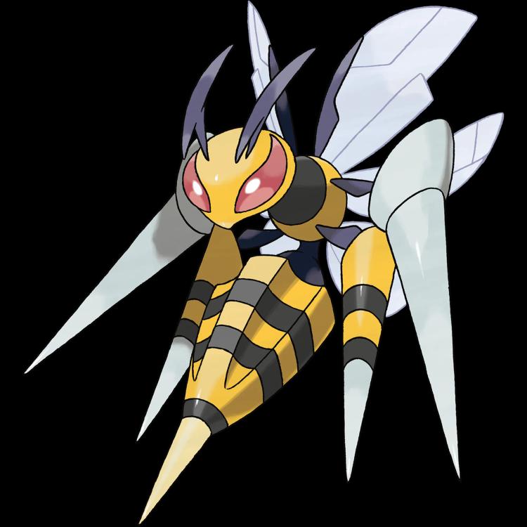 Beedrill Mega(beedrill) official artwork