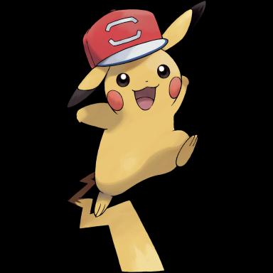 Pikachu (Alola Cap) artwork
