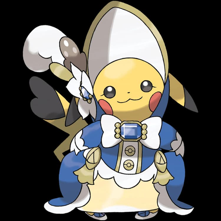 Pikachu Belle(pikachu) official artwork