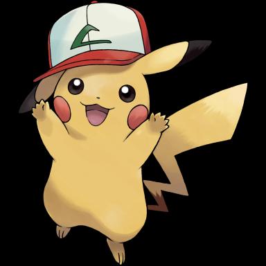 Pikachu (Kanto Cap) artwork