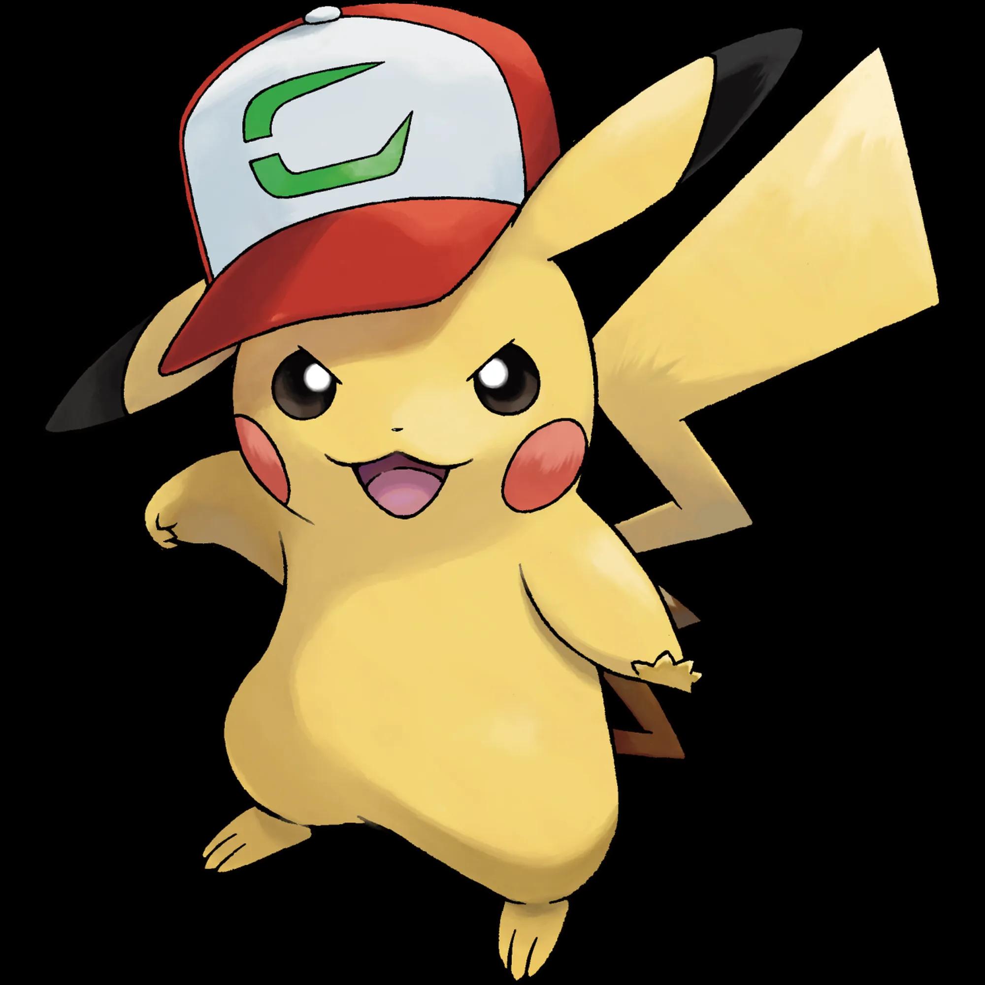 Pikachu Partner Cap (pikachu) official artwork