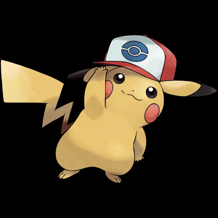 Pikachu Unova Cap(pikachu) official artwork