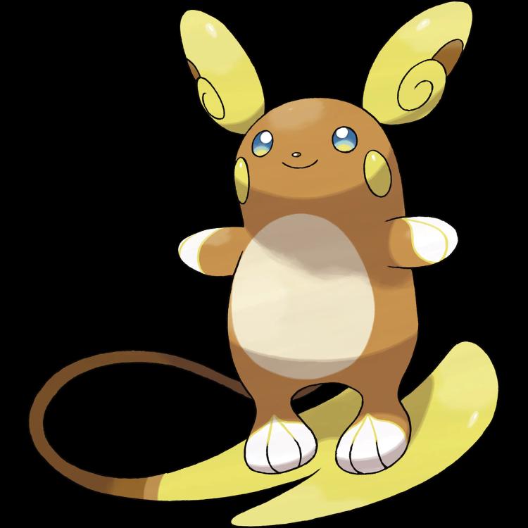 Raichu Alolan(raichu) official artwork