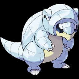 Sandshrew (Alolan) official artwork