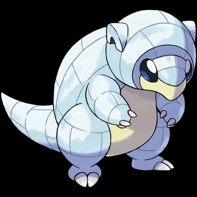 Sandshrew Alolan(sandshrew) official artwork