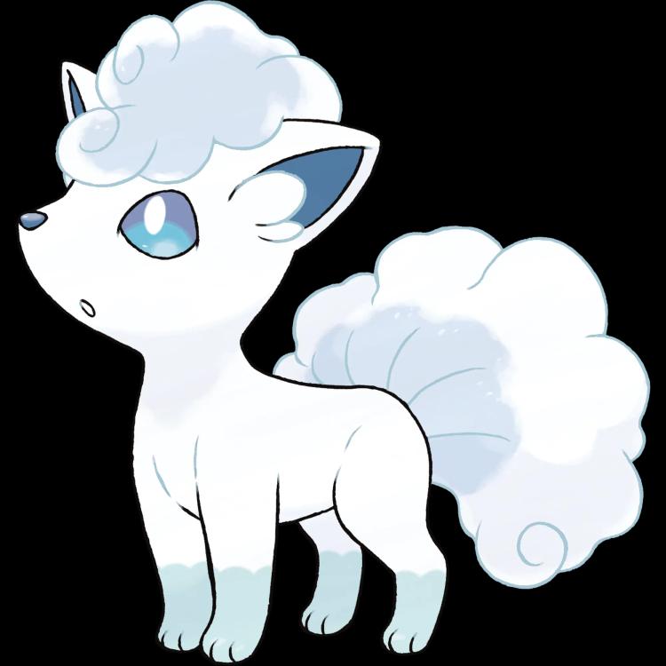 Vulpix Alolan(vulpix) official artwork