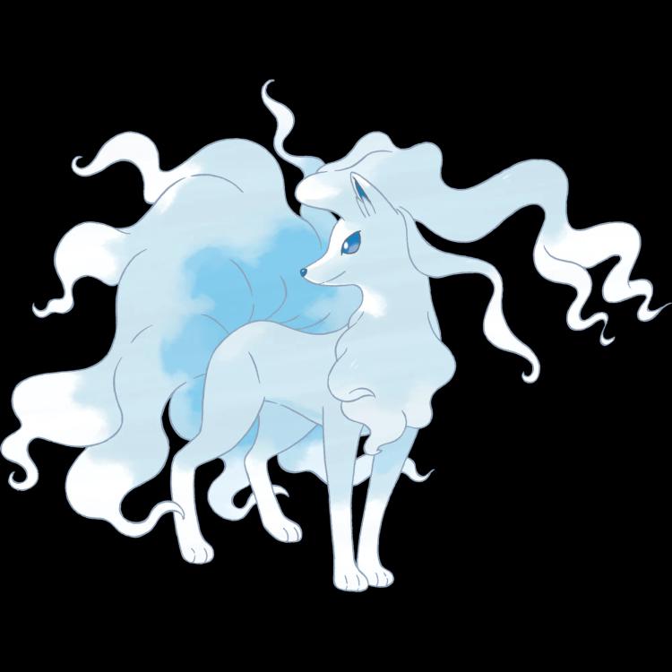 Ninetales Alolan(ninetales) official artwork