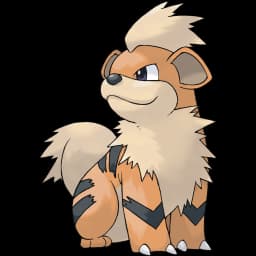 Growlithe official artwork