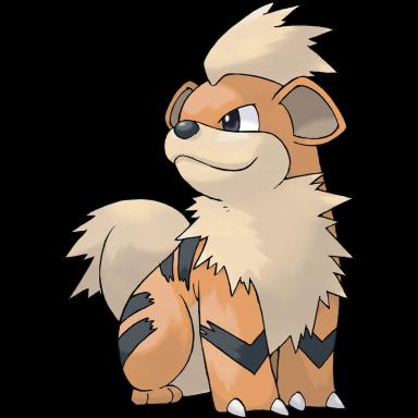 Growlithe artwork