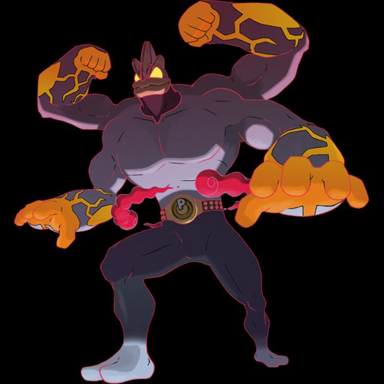 Machamp Gigantamax(machamp) official artwork