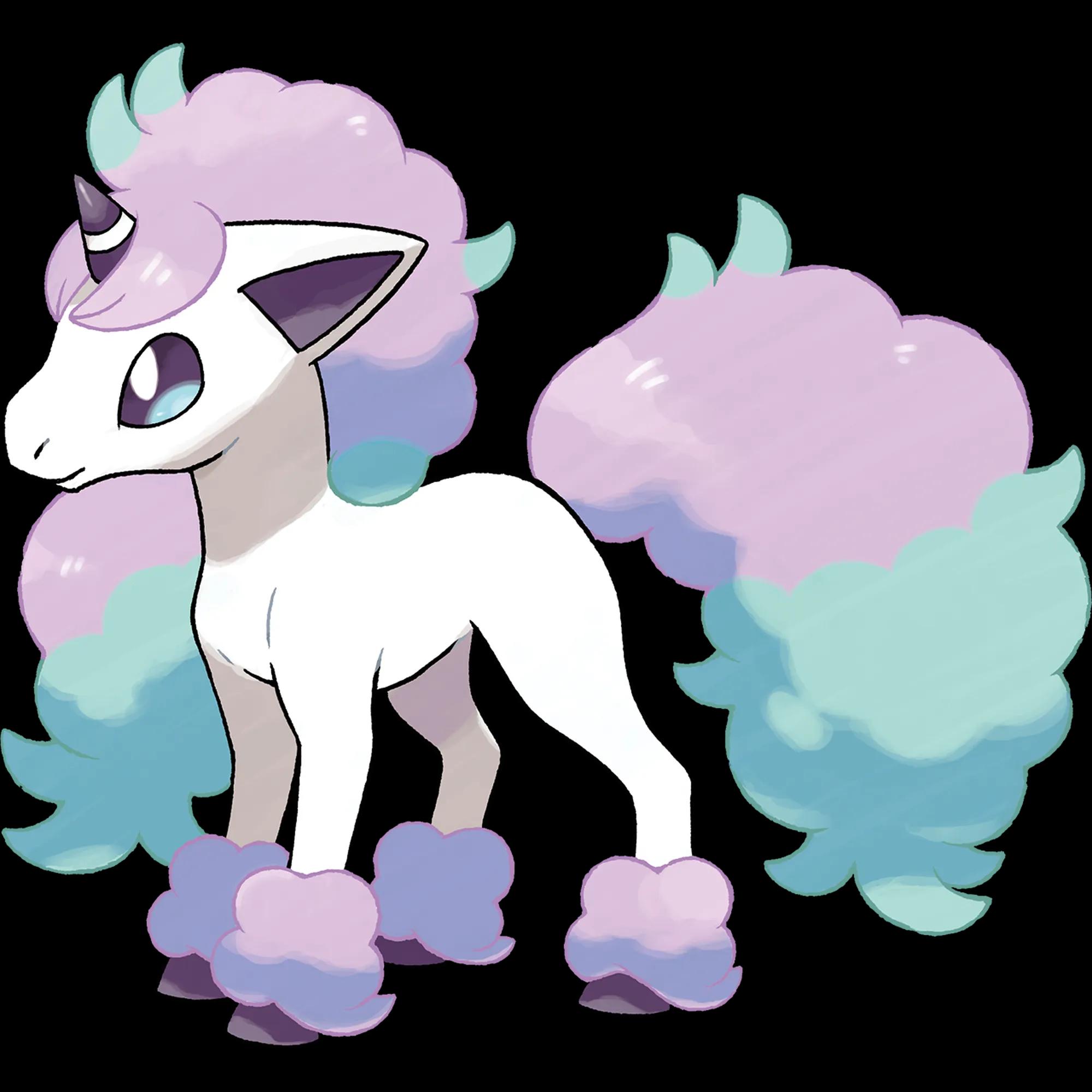 Ponyta Galarian (ponyta) official artwork