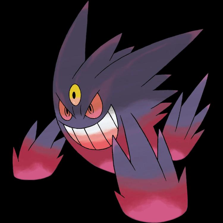 Gengar Mega(gengar) official artwork