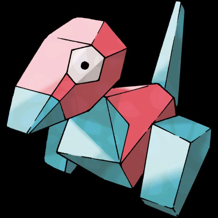 Porygon(porygon) official artwork