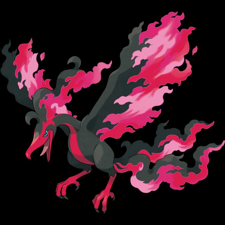 Moltres Galarian(moltres) official artwork