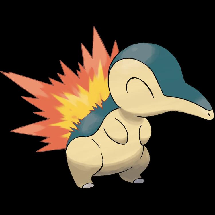 Cyndaquil(cyndaquil) official artwork