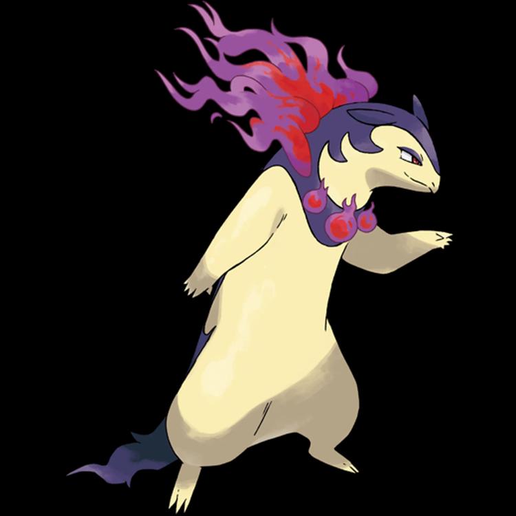 Typhlosion Hisuian(typhlosion) official artwork