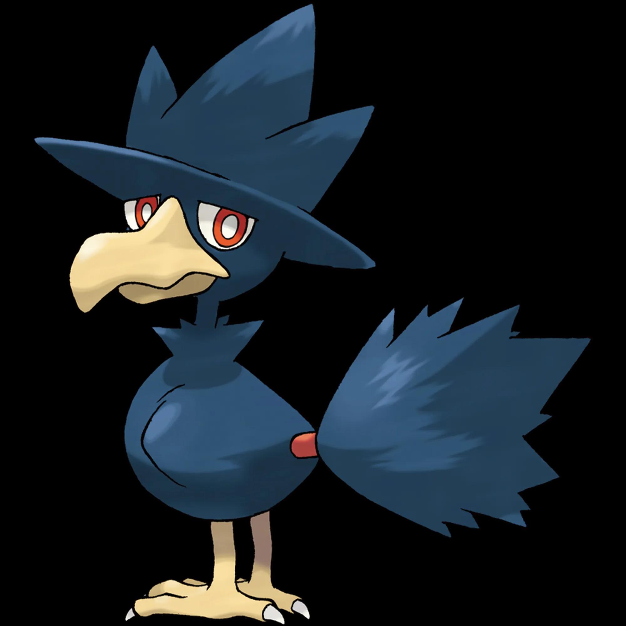 Murkrow (murkrow) official artwork
