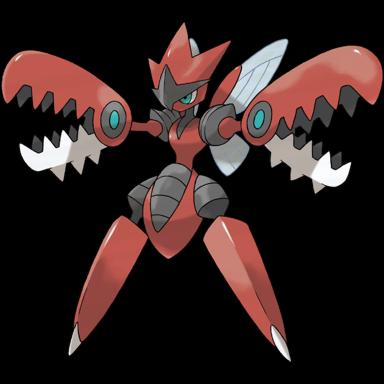 Scizor (Mega) artwork