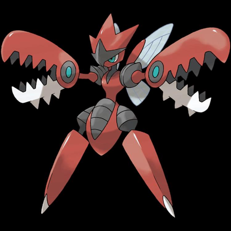 Scizor Mega(scizor) official artwork