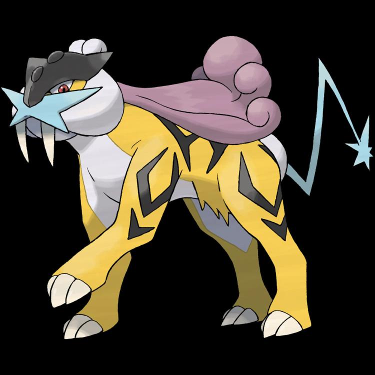 Raikou  Raikou pokemon, Pokemon pokedex, Pokemon