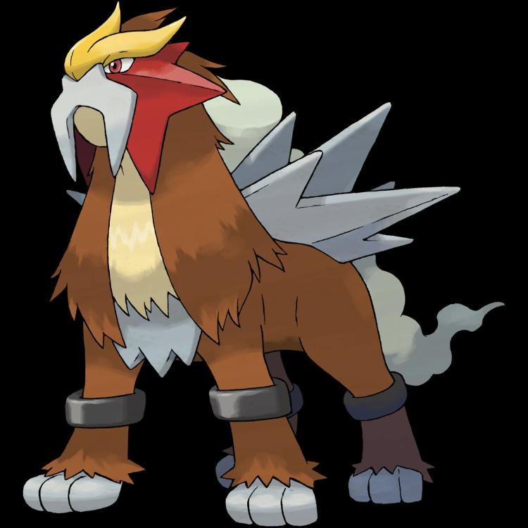 Entei(entei) official artwork